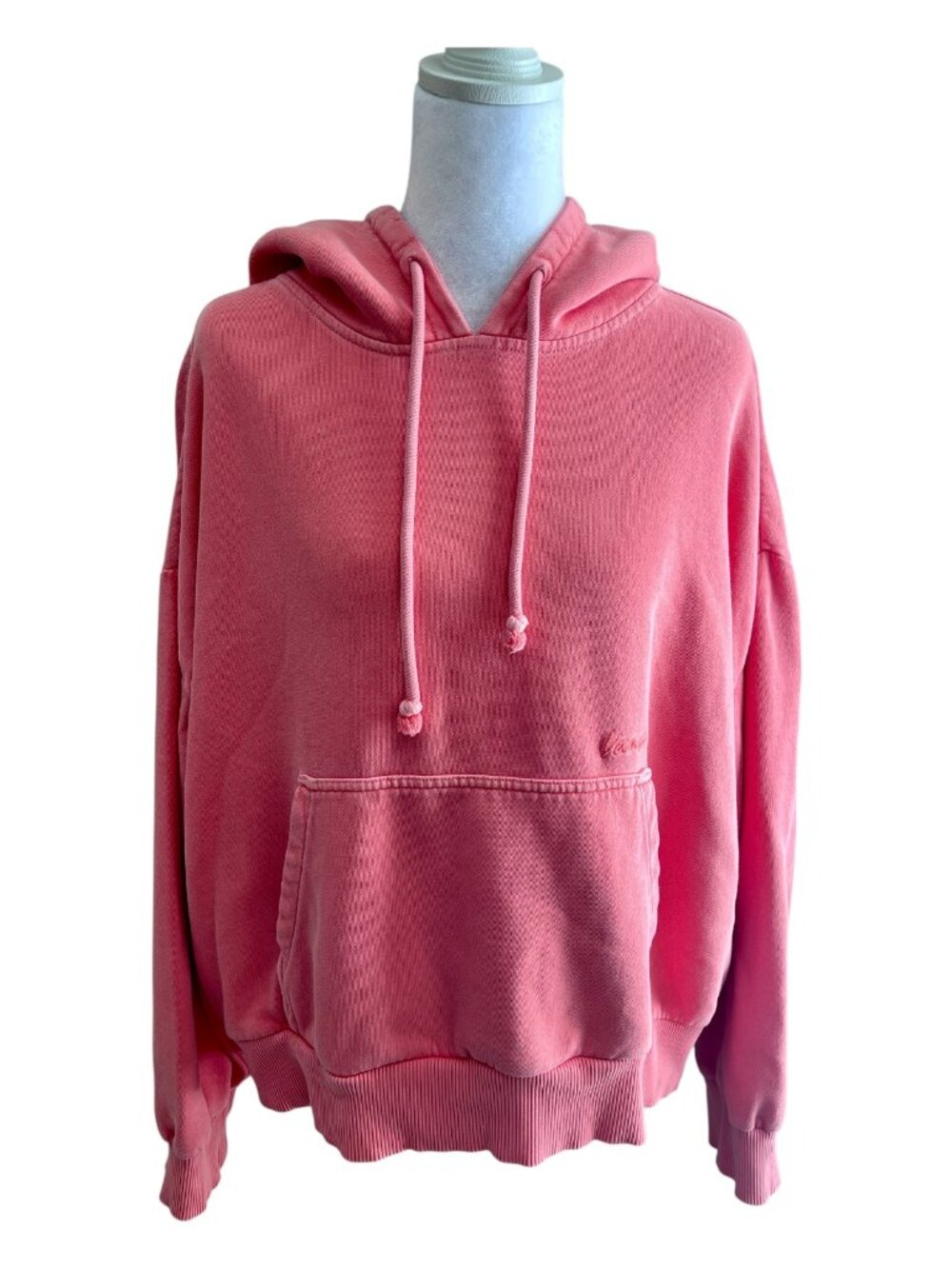 VANS Vintage Wash Over-Sized Pullover Hoodie Pink Coral - XL